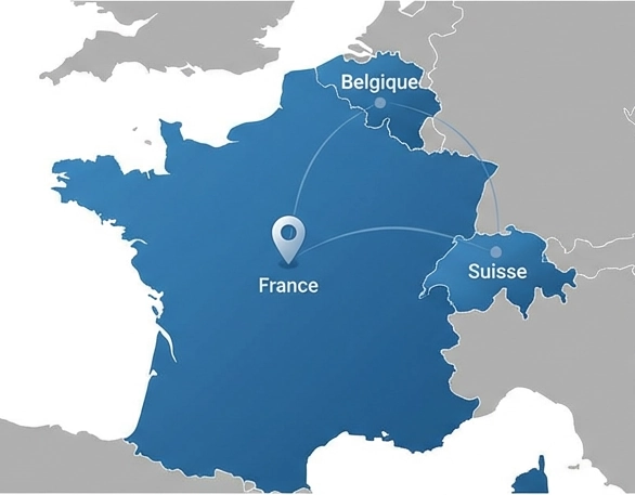 Carte géographique services MSEI