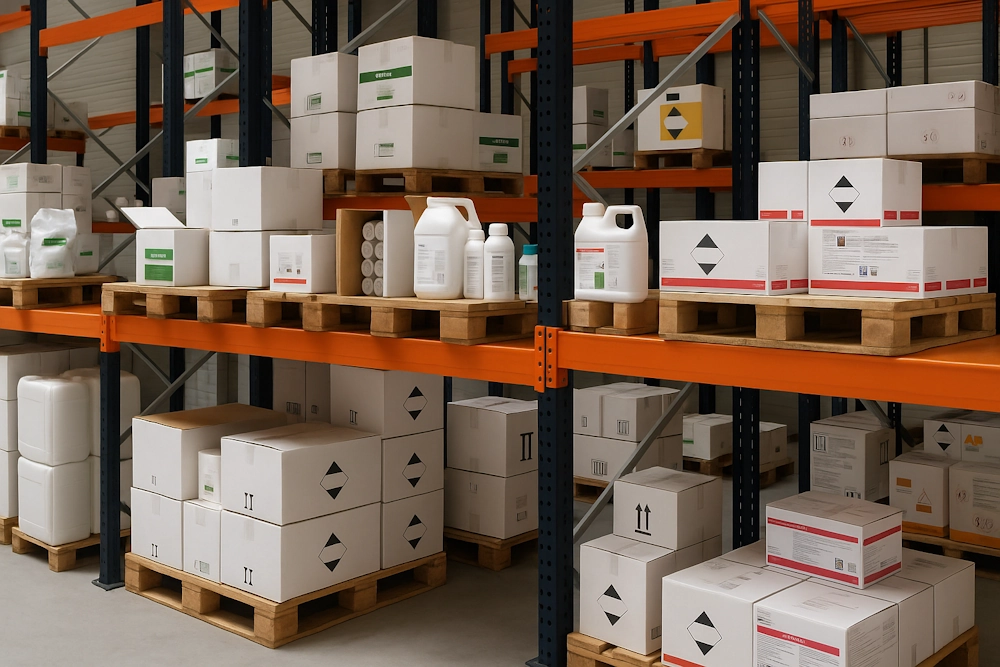 Réglementation sur le stockage des produits inflammables.